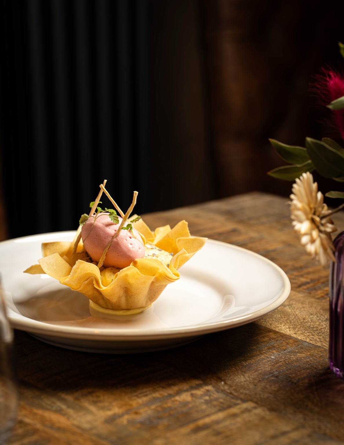 Bryntirion Inn Rhubarb Desser compressed